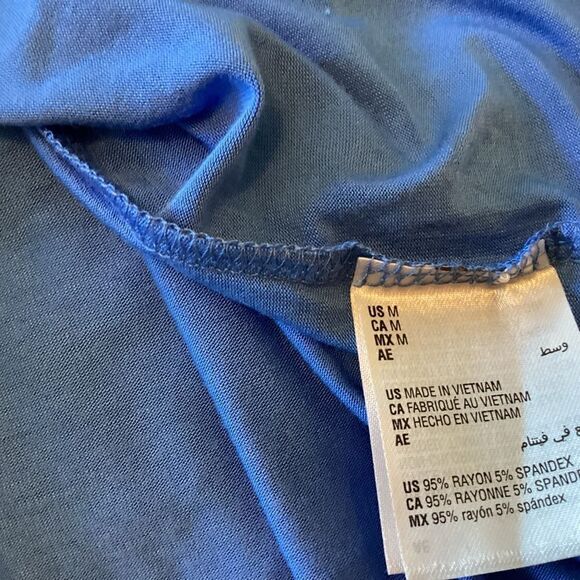 NWT. Jenni Brand Women’s 2 PC Pajama Set Size Medium in Blue and White - Picture 14 of 14